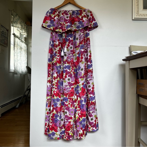 Strapless boho style maxi dress - Picture 5 of 6